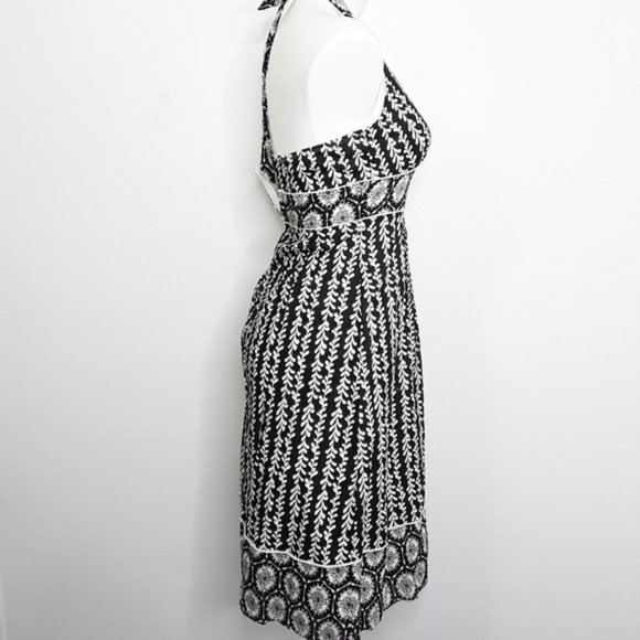 Trixxi | Macys Black / White Halter Top Dress NWT sz 3 - Picture 4 of 7